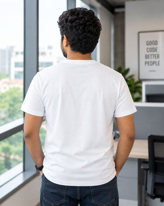 Pro-Code Mode Graphic Tee for Men | 100% Cotton