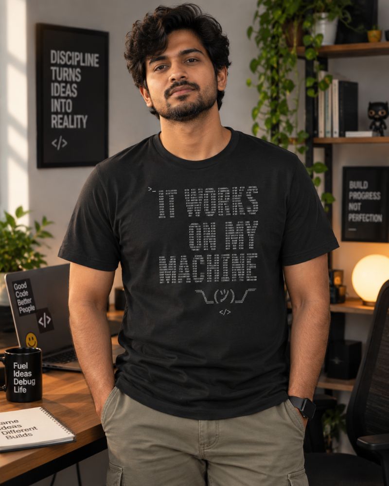 It Works on My Machine Graphic Tee for Men | 100% Cotton