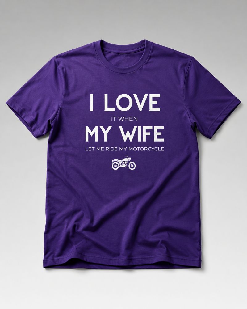 I LOVE MY WIFE Graphic Tee for Men | 100% Cotton