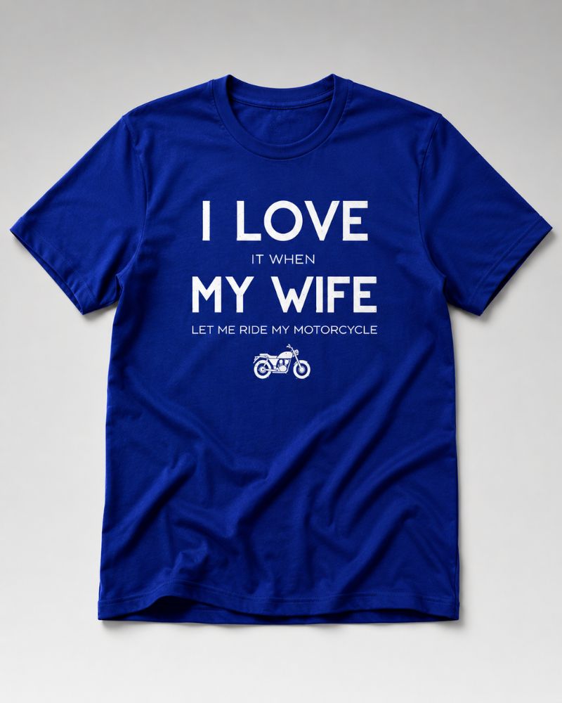 I LOVE MY WIFE Graphic Tee for Men | 100% Cotton