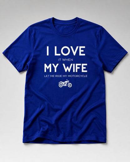 I LOVE MY WIFE Graphic Tee for Men | 100% Cotton