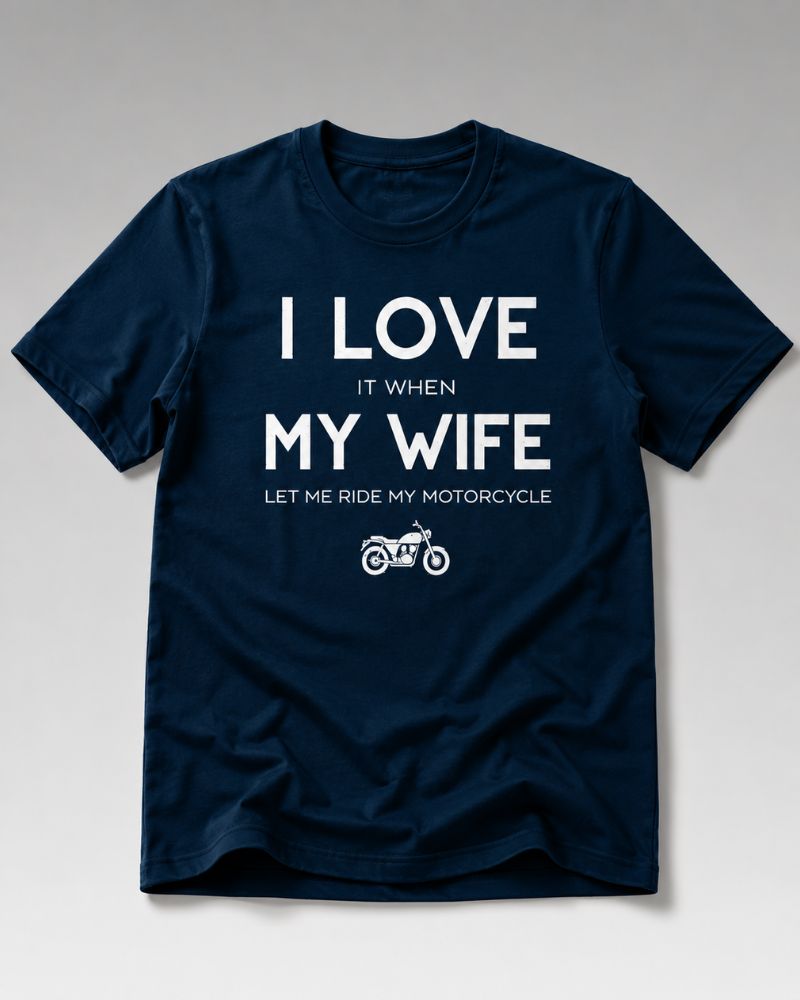 I LOVE MY WIFE Graphic Tee for Men | 100% Cotton