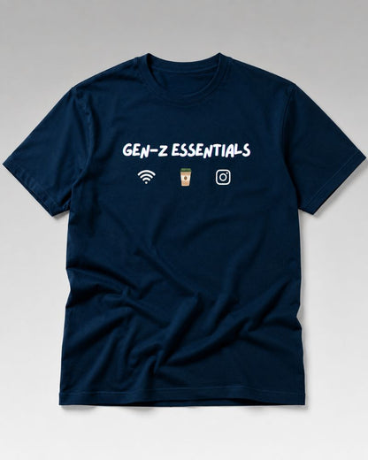GEN-Z ESSENTIALS Graphic Tee for Men | 100% Cotton