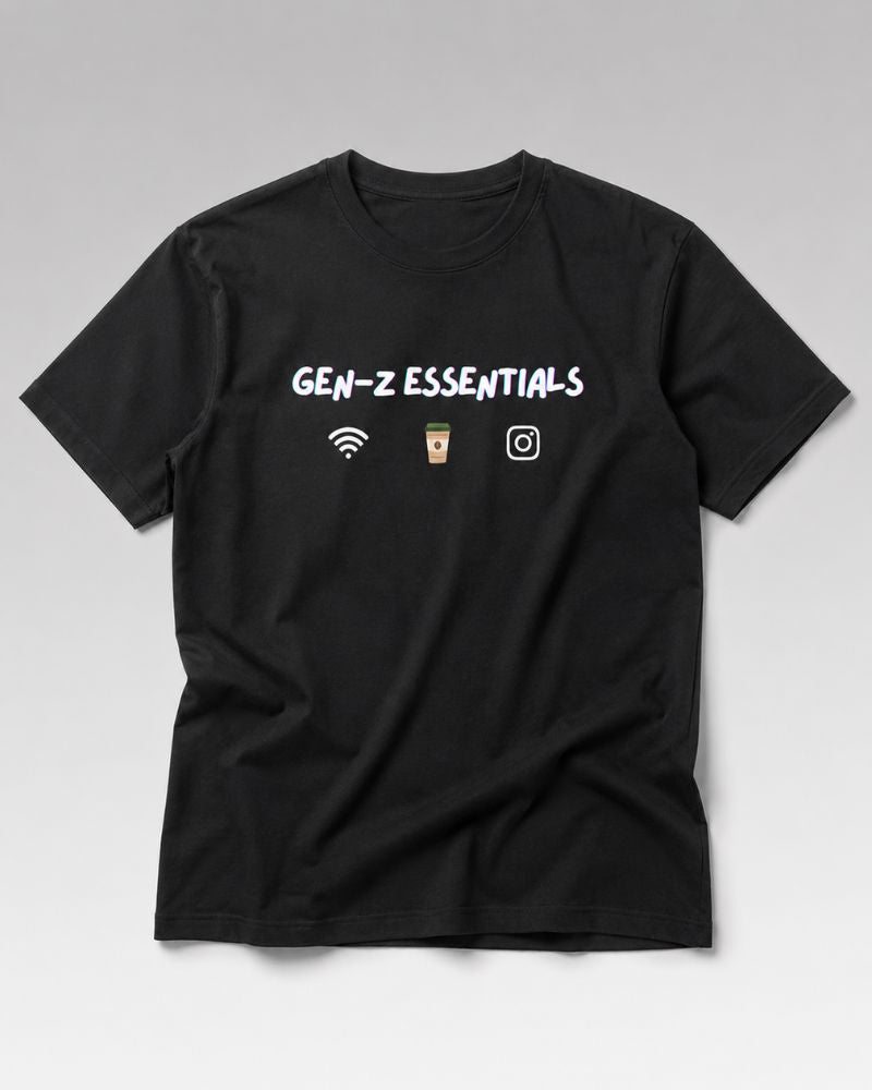 GEN-Z ESSENTIALS Graphic Tee for Men | 100% Cotton