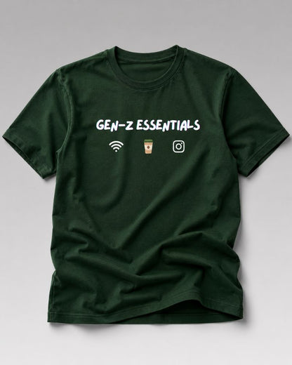 GEN-Z ESSENTIALS Graphic Tee for Men | 100% Cotton
