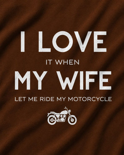I LOVE MY WIFE Graphic Tee for Men | 100% Cotton