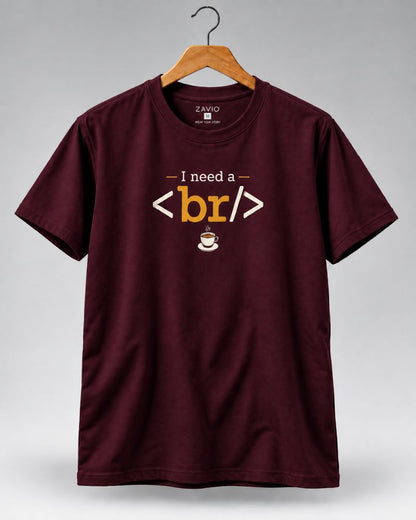 I Need a Break Graphic Tee for Men | 100% Cotton