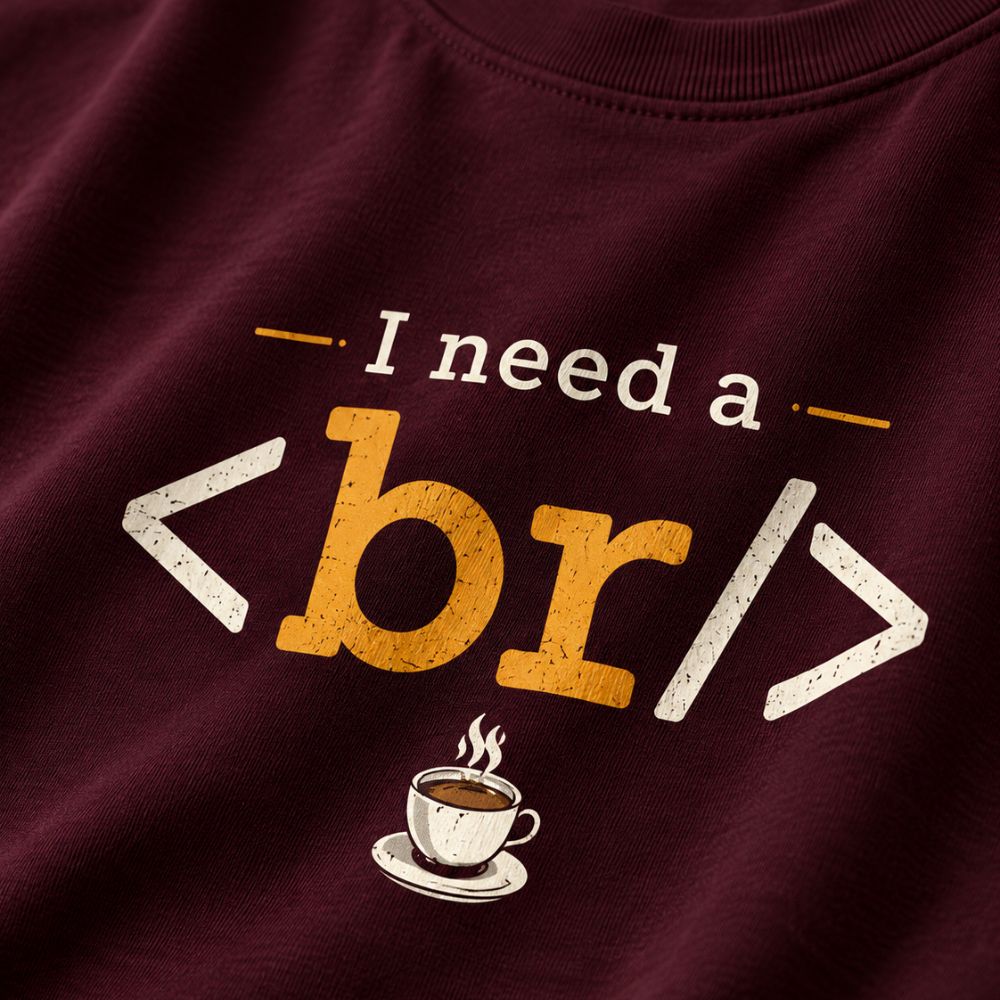 I Need a Break Graphic Tee for Men | 100% Cotton