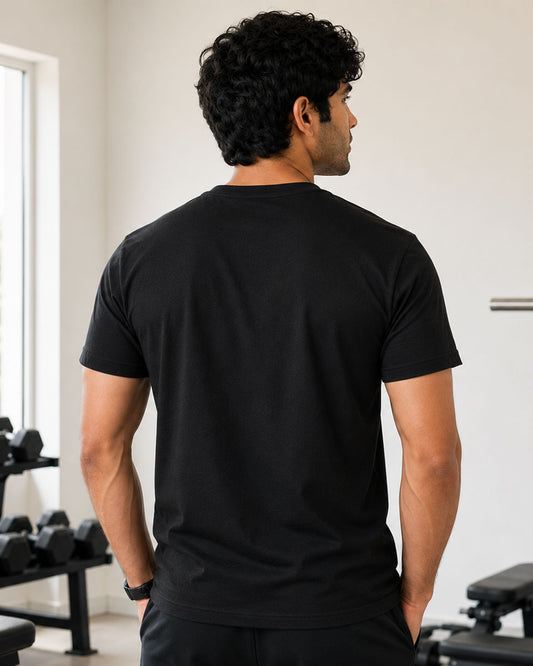EAT SLEEP GYM REPEAT Graphic Tee for Men | 100% Cotton